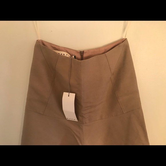 SOLD — NWT Marni sz 38 midi silk wool skirt - Picture 3 of 5